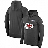 Men's Kansas City Chiefs Anthracite Nike Crucial Catch Performance Hoodie,baseball caps,new era cap wholesale,wholesale hats